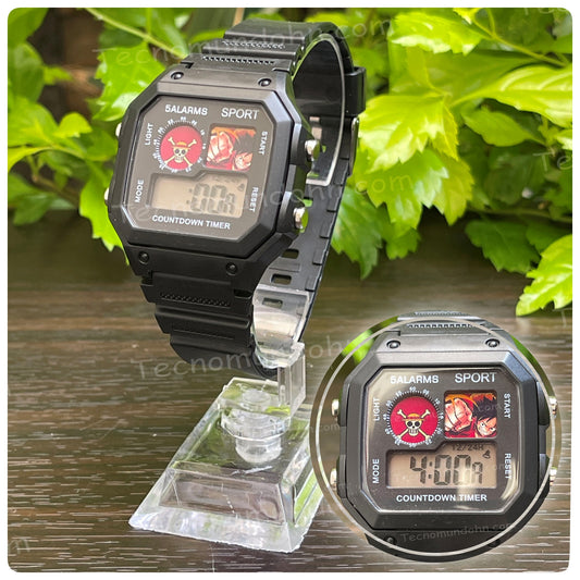 Reloj Digital Deportivo Cuadrado Luffy | One Piece