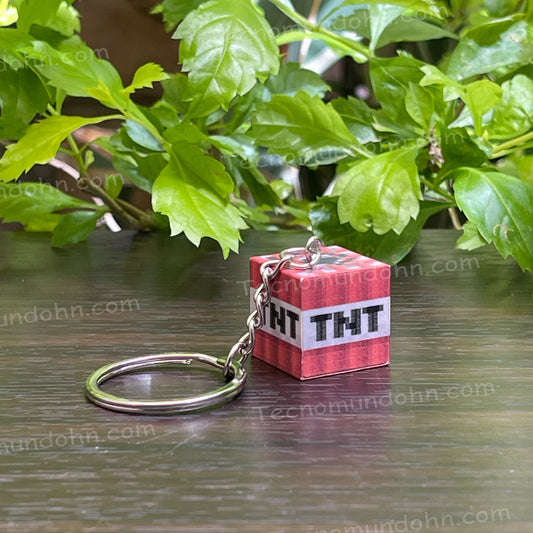 Llavero Bloque De Tnt | Minecraft