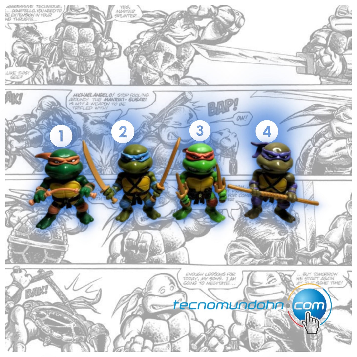 Figuras Tortugas Ninja Mutantes Adolescentes