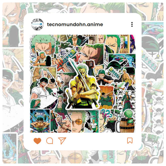 Paquete Calcomanías Roronoa Zoro | One Piece