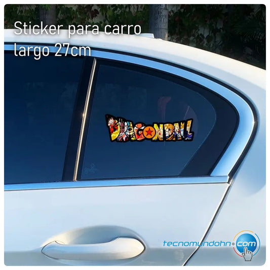 Sticker Dragon Ball Z Para Carro