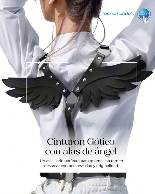 Cinturon gotico con alas de Angel