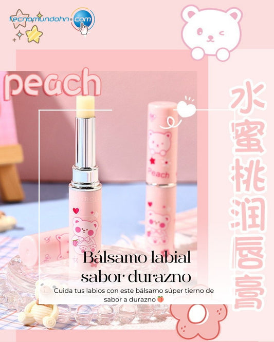 Balsamo labial sabor durazno