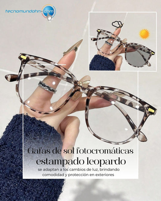 Gafas fotocromaticas leopardo