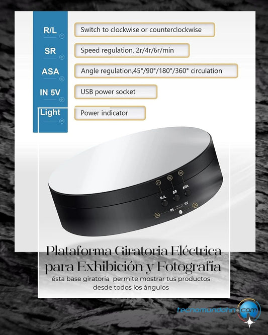Plataforma Giratoria para exhibicion