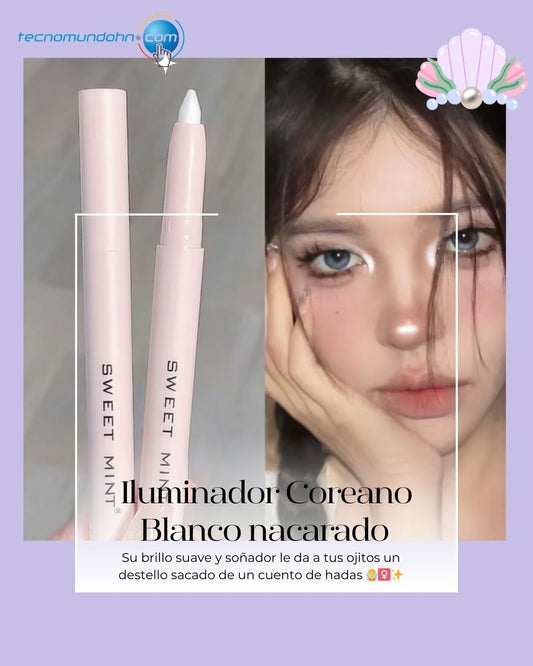Iluminador Coreano Blanco nacarado