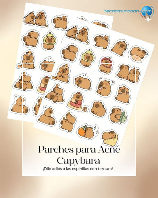 Parches para acne Capybara