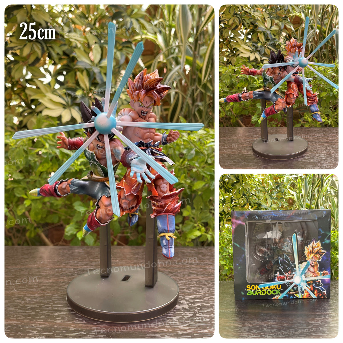 Figura Goku Ssj Y Bardock 25Cm | Dragom Ball
