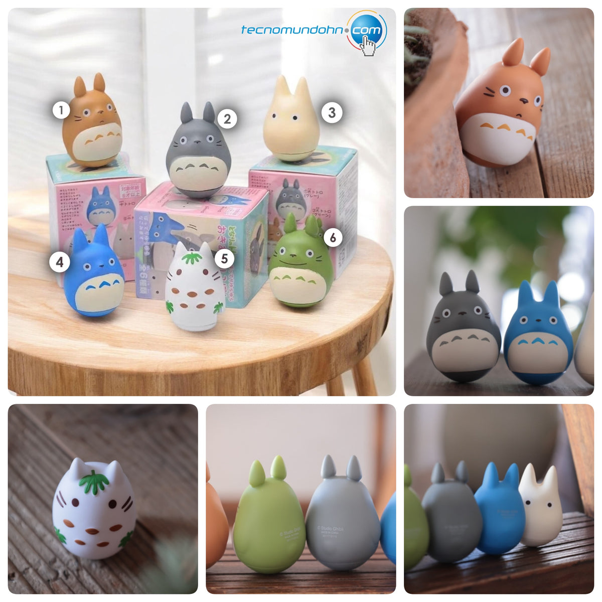 Figuras Roly-Poly Totoro | Studio Ghibli