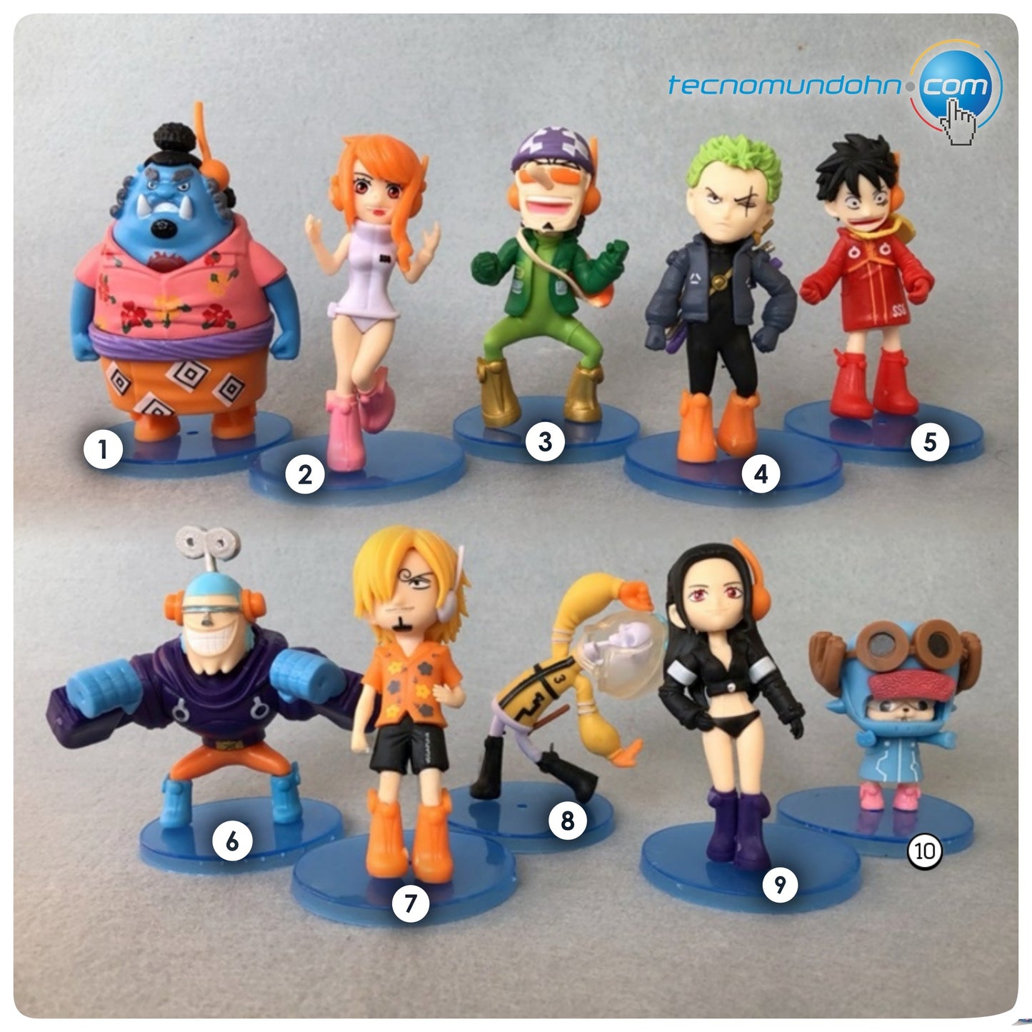 Figuras Piratas Sombrero De Paja - Arco De Egghead | One Piece