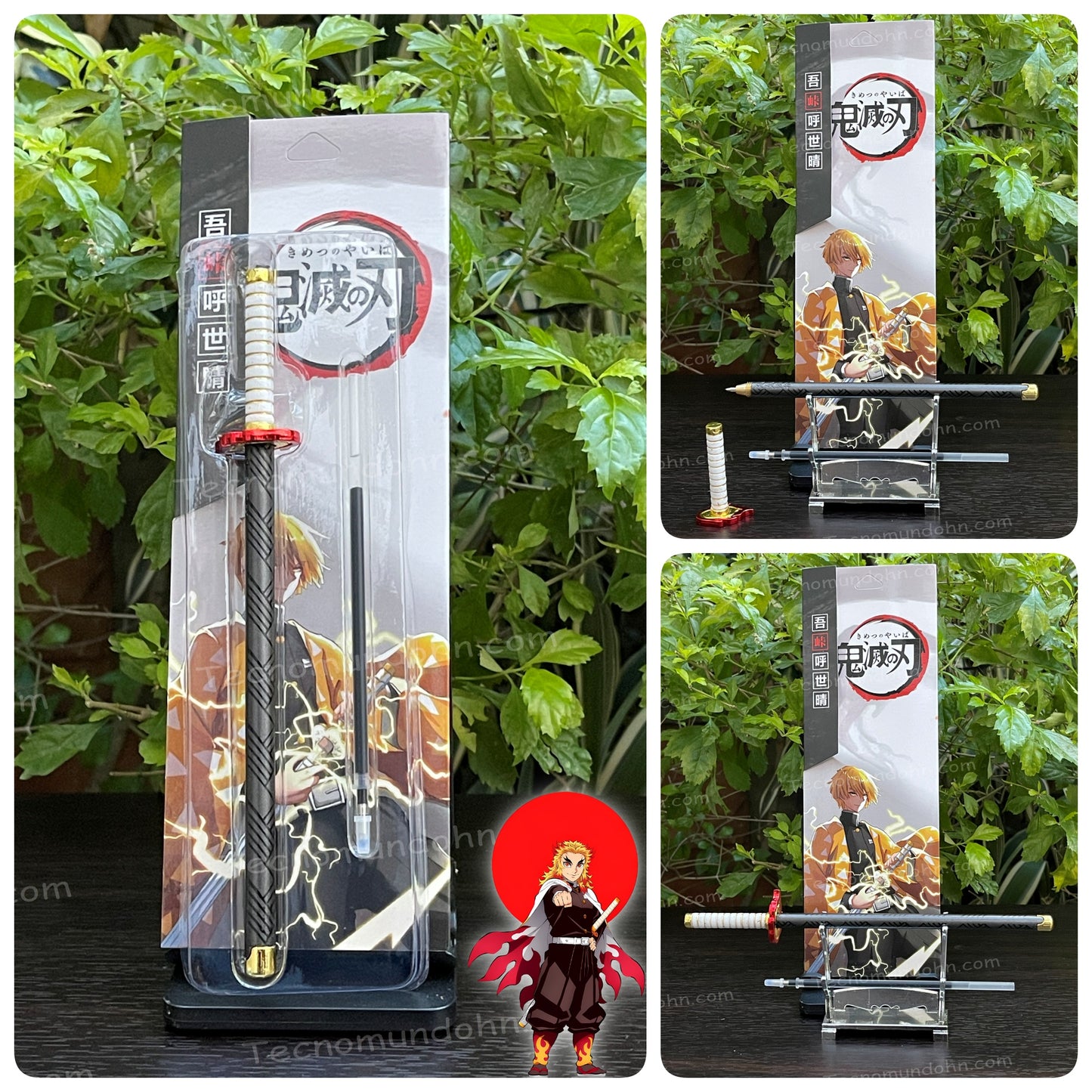 Bolígrafo De Metal Diseño Katana De Rengoku | Demon Slayer