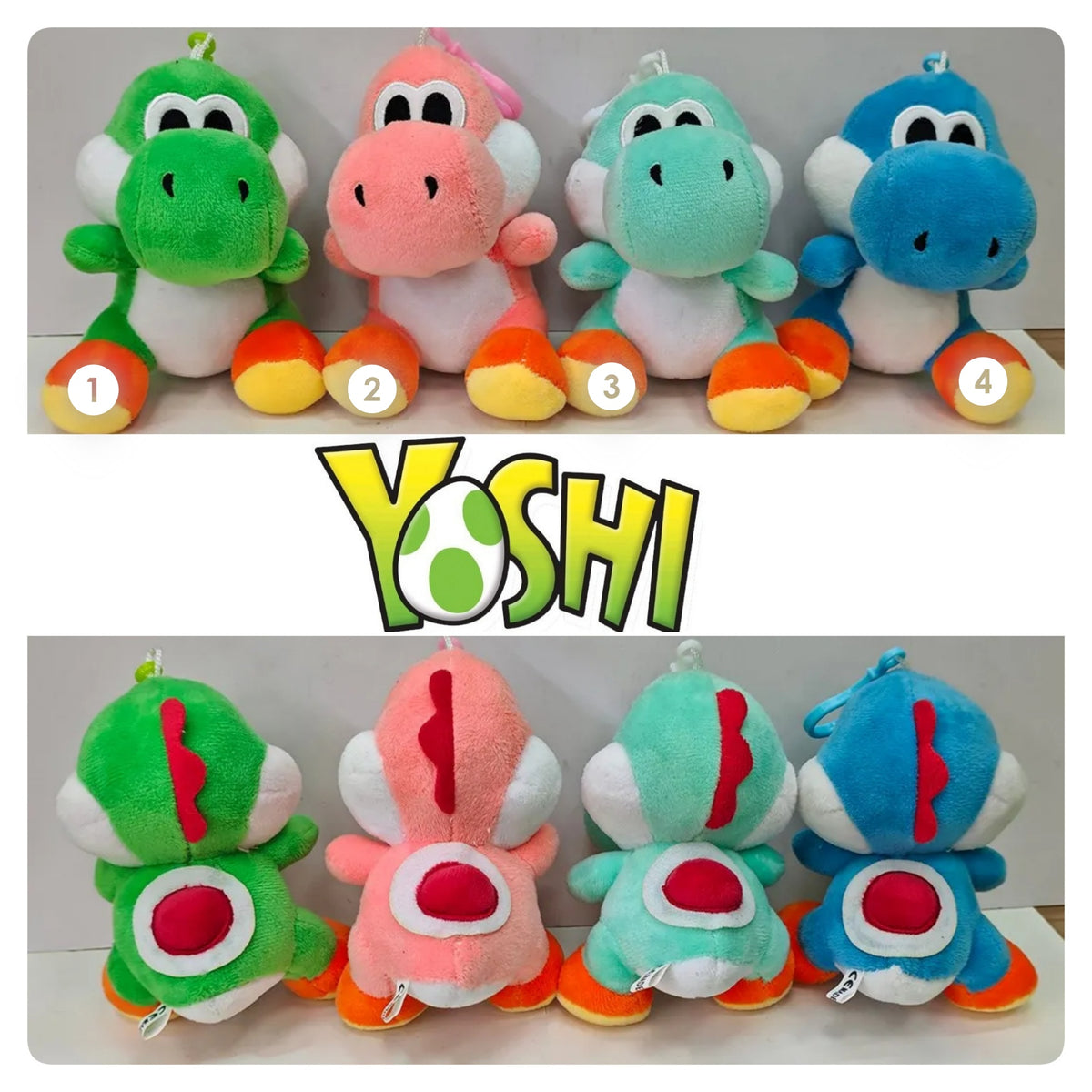 Llaveros Peluches De Yoshi  Sentado