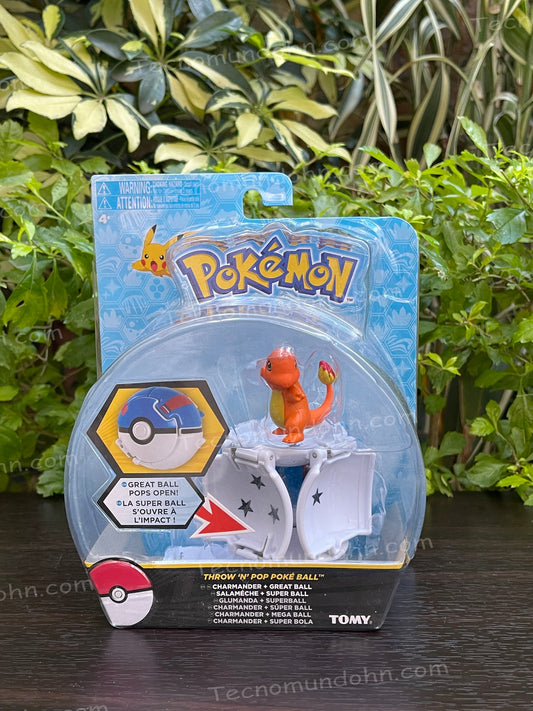 Figura Charmander Y Una Dive Ball | Pokémon