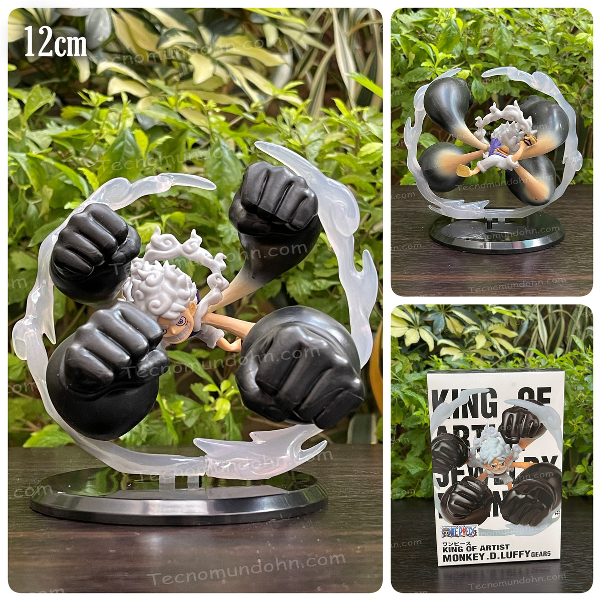 Figura Luffy Gear5 Gum-Gum Dawn Gatling  12Cm | One Piece