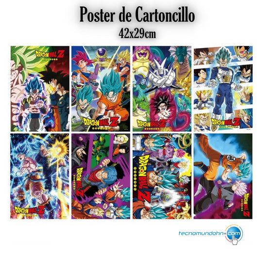 Poster De Cartoncillo Dragon Ball
