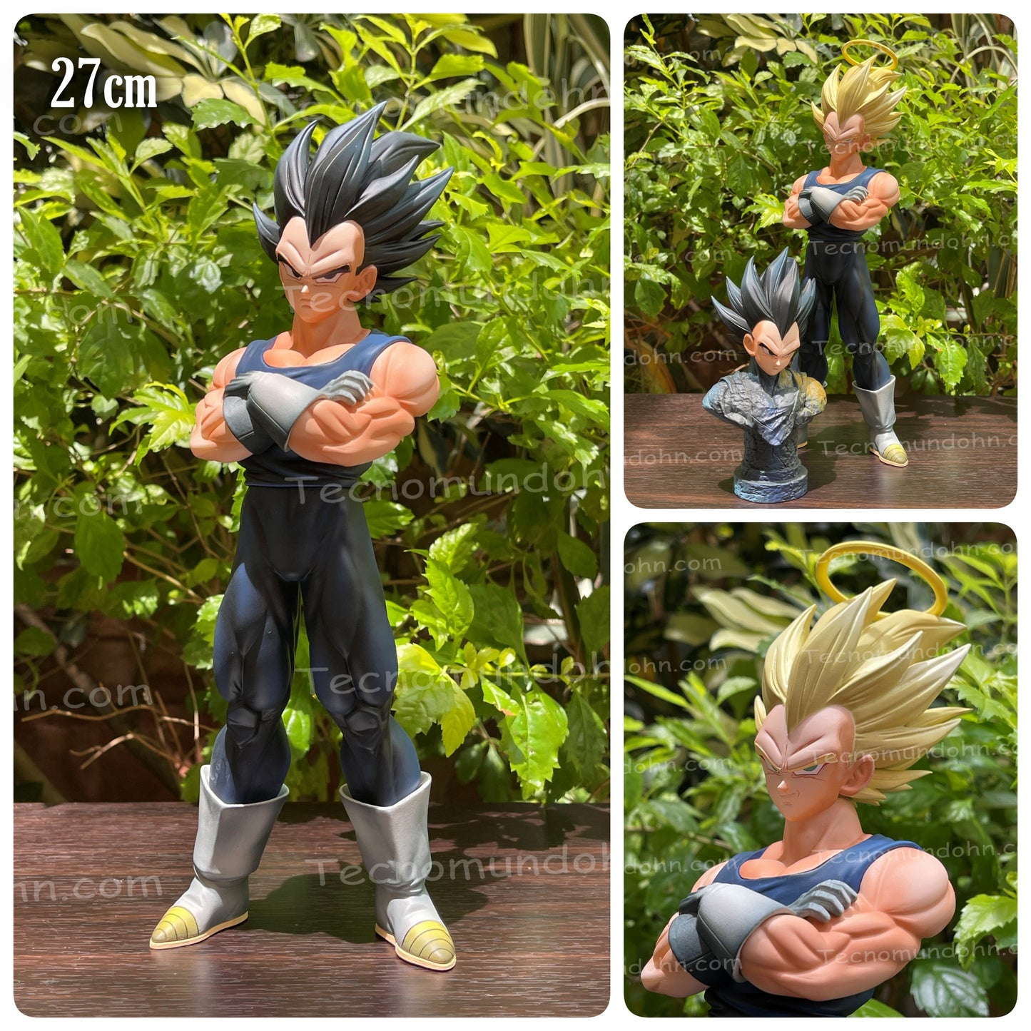 Figura Vegeta 27Cm (2 Cabezas Intercambiables) | Dragon Ball