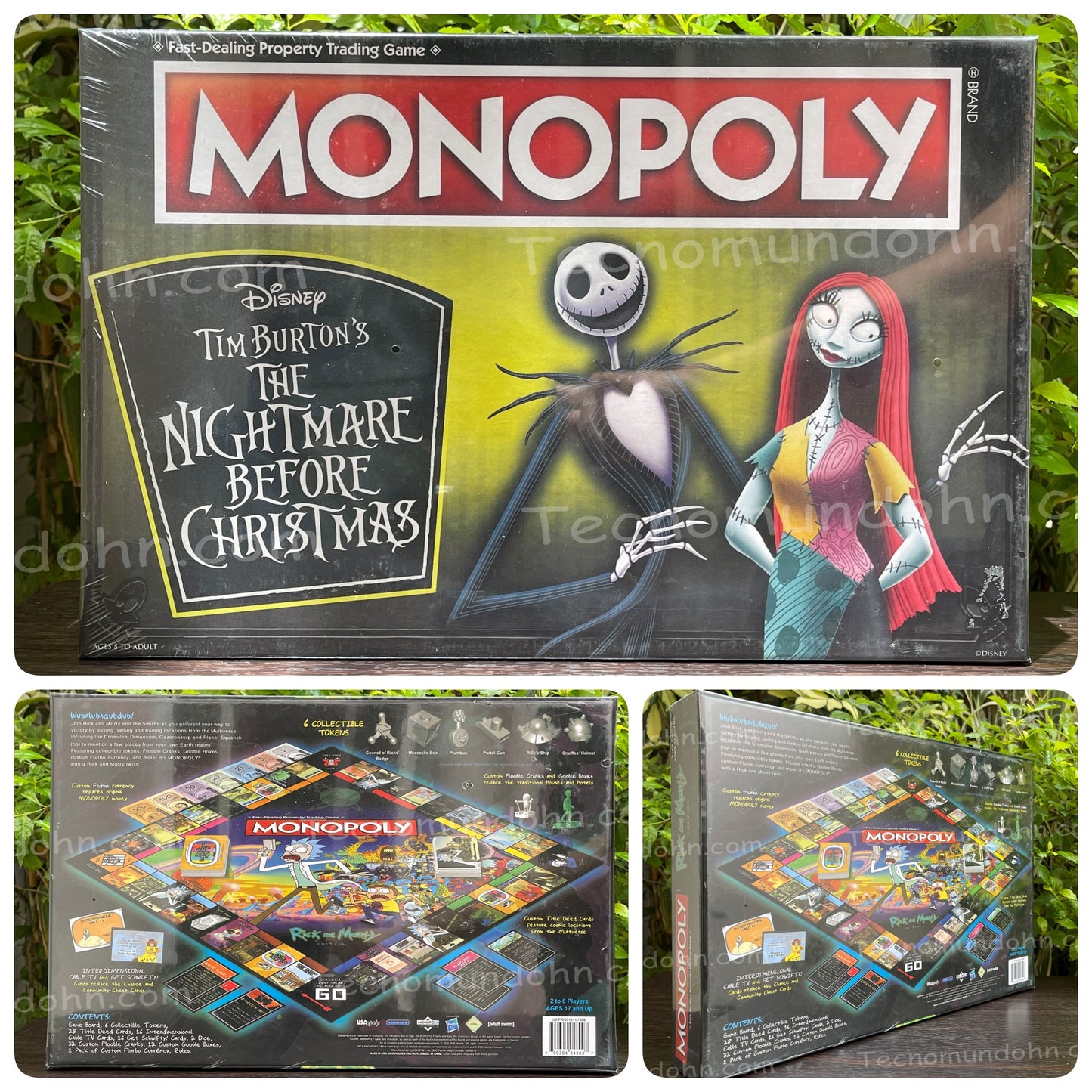Juego De Mesa Monopoly:  The Nightmare Before Christmas Edition