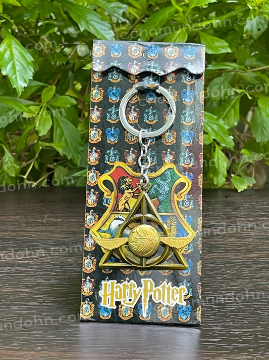 Llavero Giratorio Snitch Dorada Harry Potter B