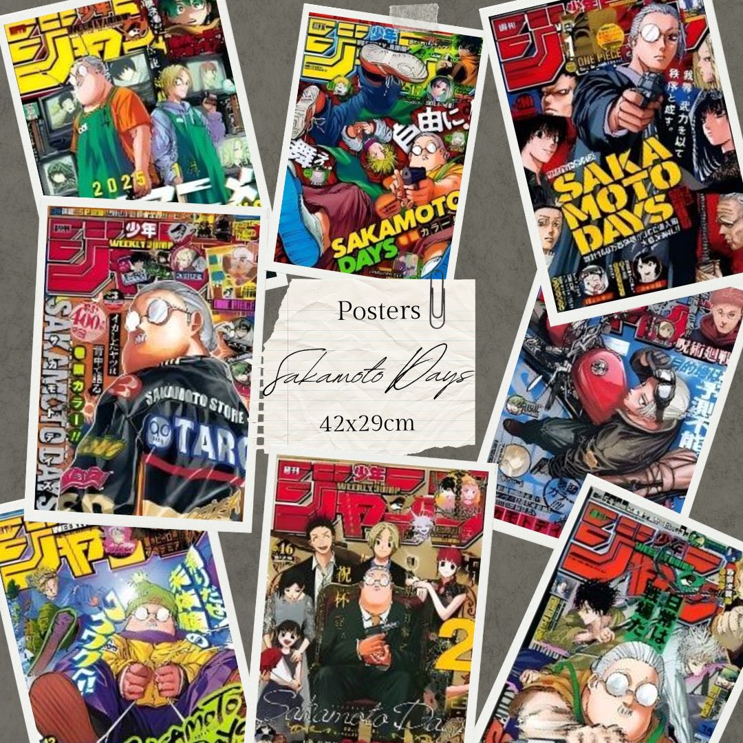 Póster De Papel De Sakamoto Days 42*29 Cm