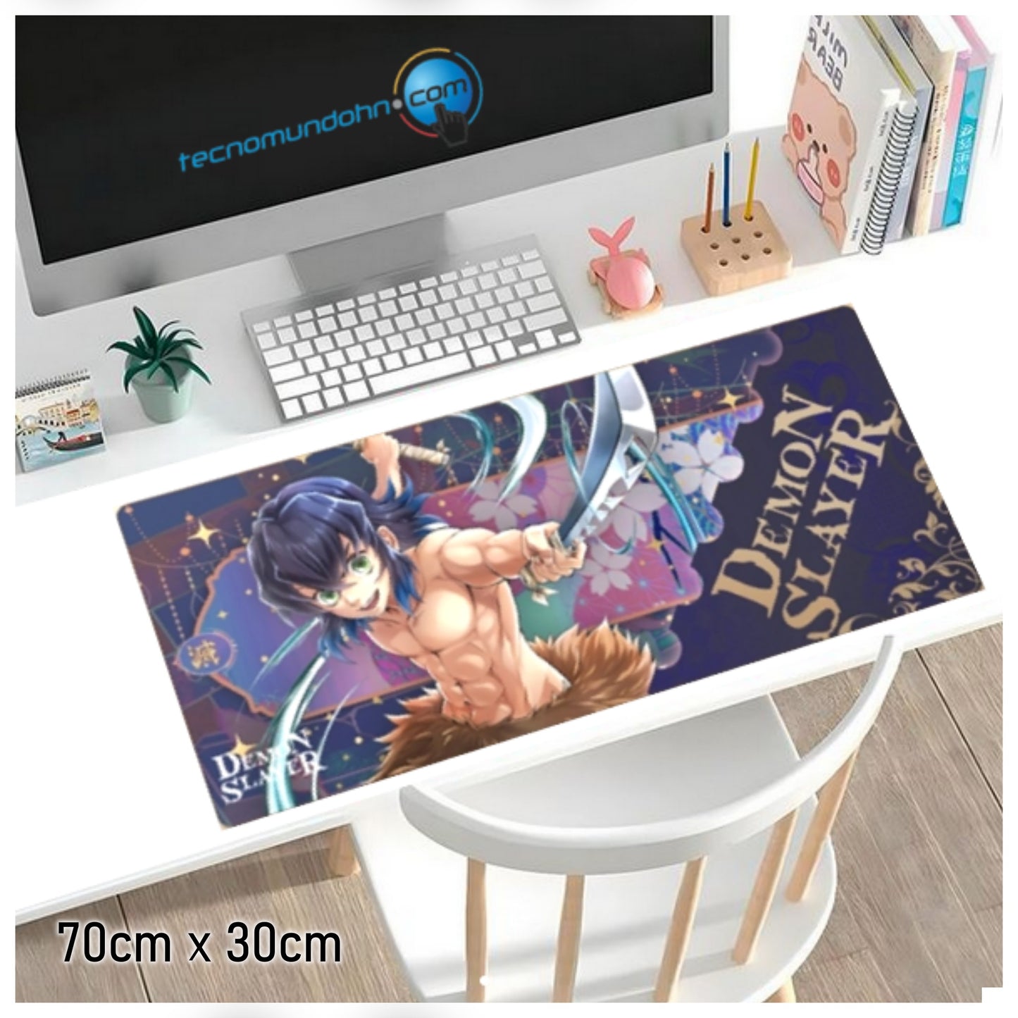 Mouse Pad Inosuke Hashibira | Demon Slayer 70X30Cm