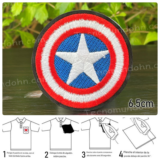 Parche De Tela Capitan America 02
