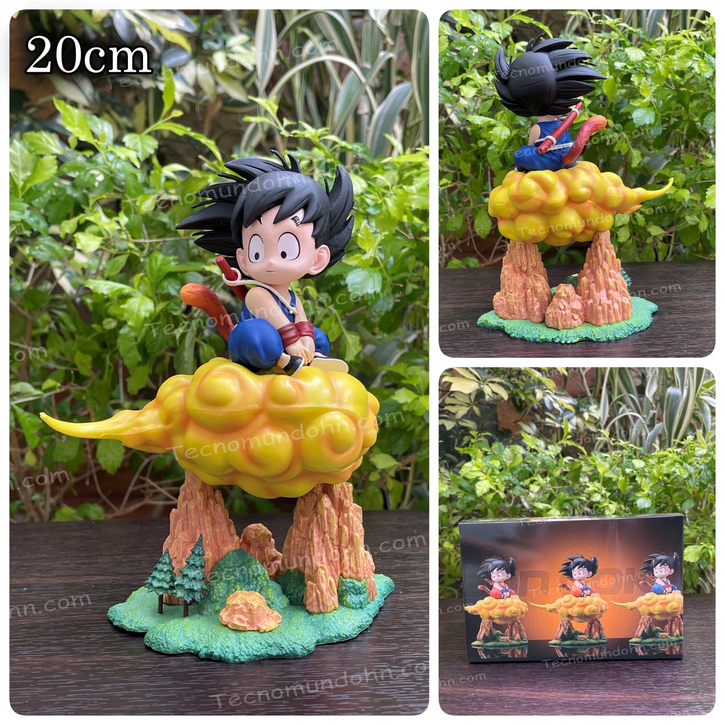 Figura Goku Niño Y La Nube Voladora (Blue) | Dragon Ball 20Cm