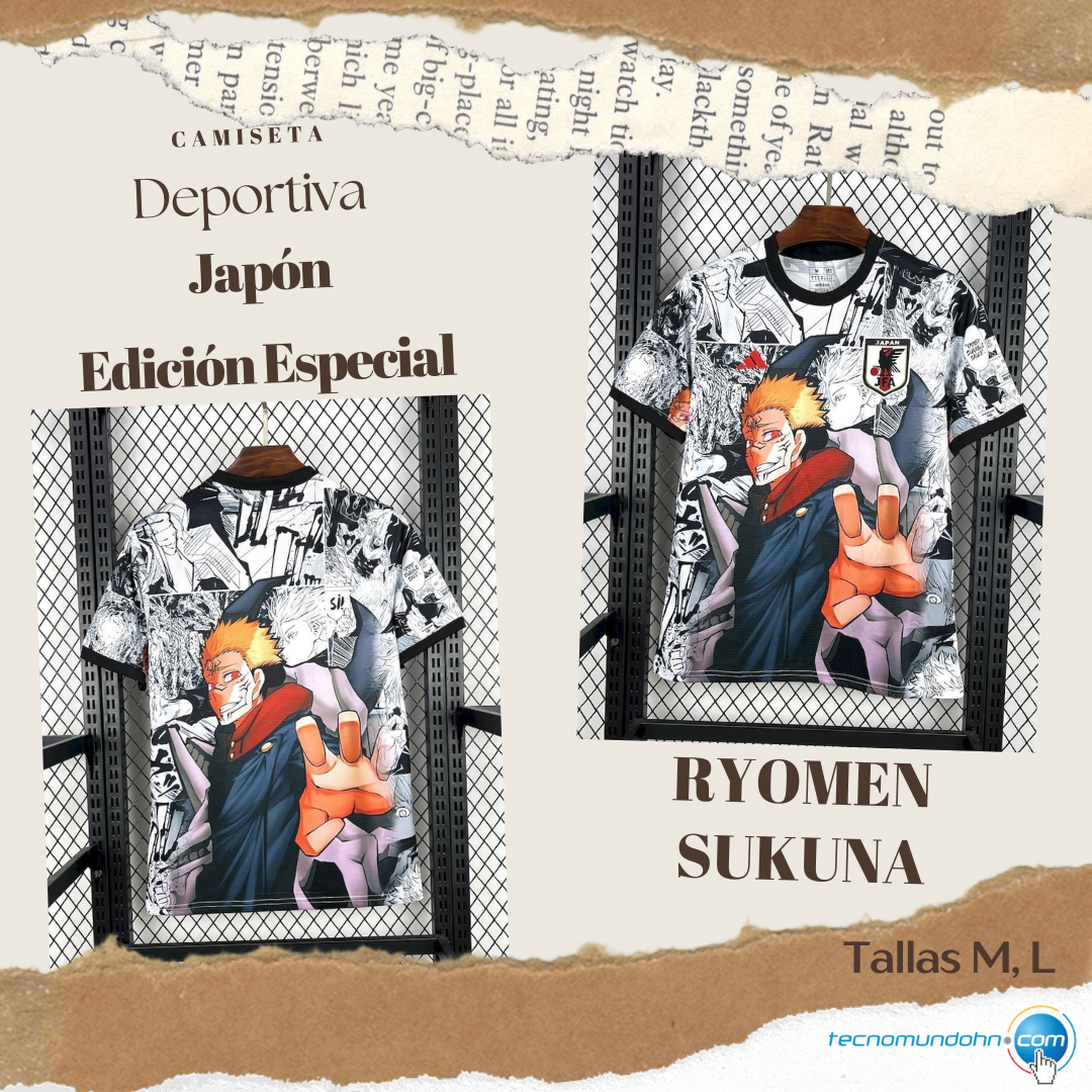 Camiseta Edición Especial Selección De Fútbol Japón Sukuna | Jujutsu Kaisen