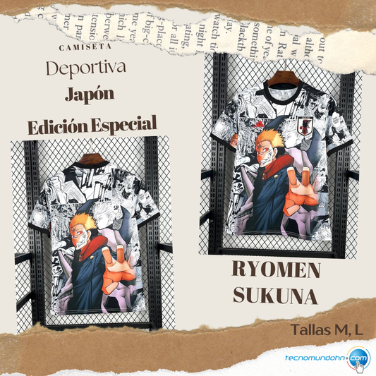 Camiseta Edición Especial Selección De Fútbol Japón Sukuna | Jujutsu Kaisen
