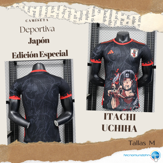 Camiseta Edición Especial Selección De Fútbol Japón Itachi (D) | Naruto