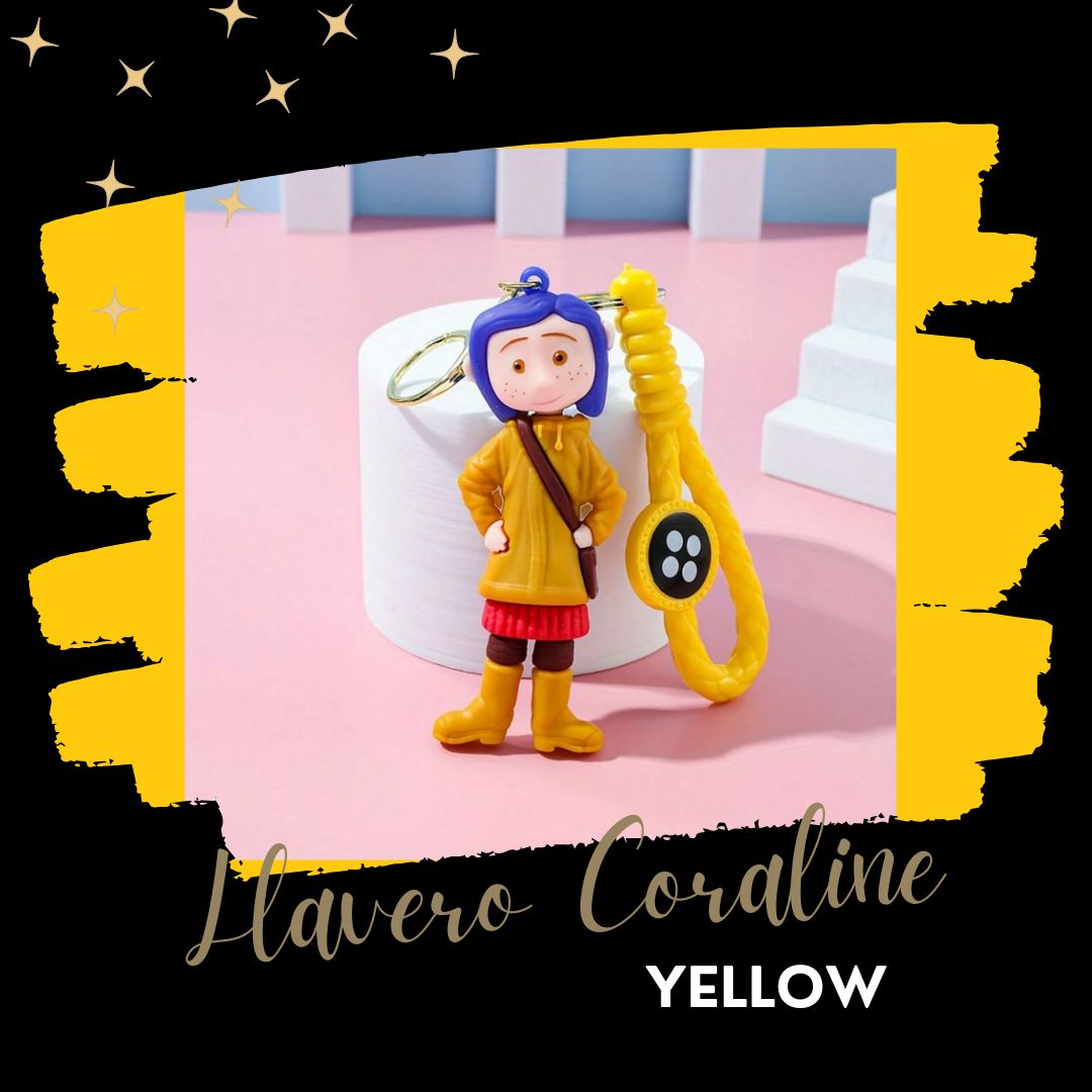 Llavero Coraline Yellow