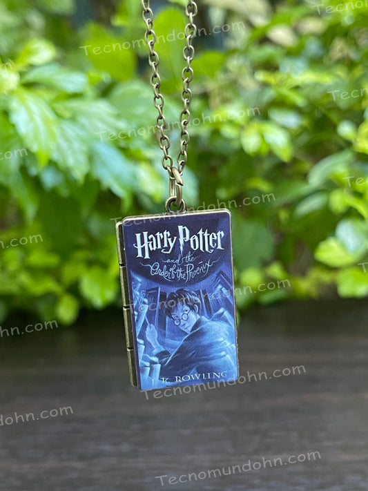 Collar portada libro Harry Potter y la Orden del Fénix