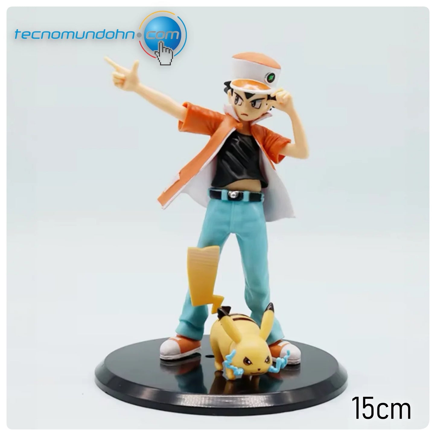 Figura Pikachu y Ash Ketchum | Pokémon 15cm