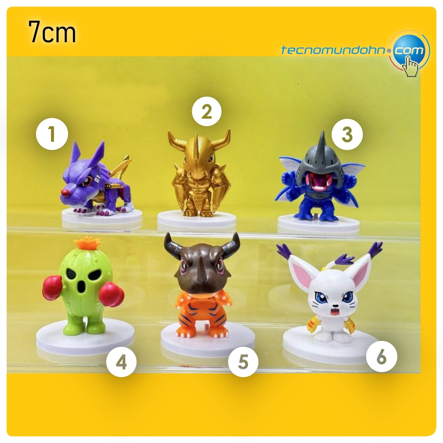 Figuras Digimon Monstruos Digitales A