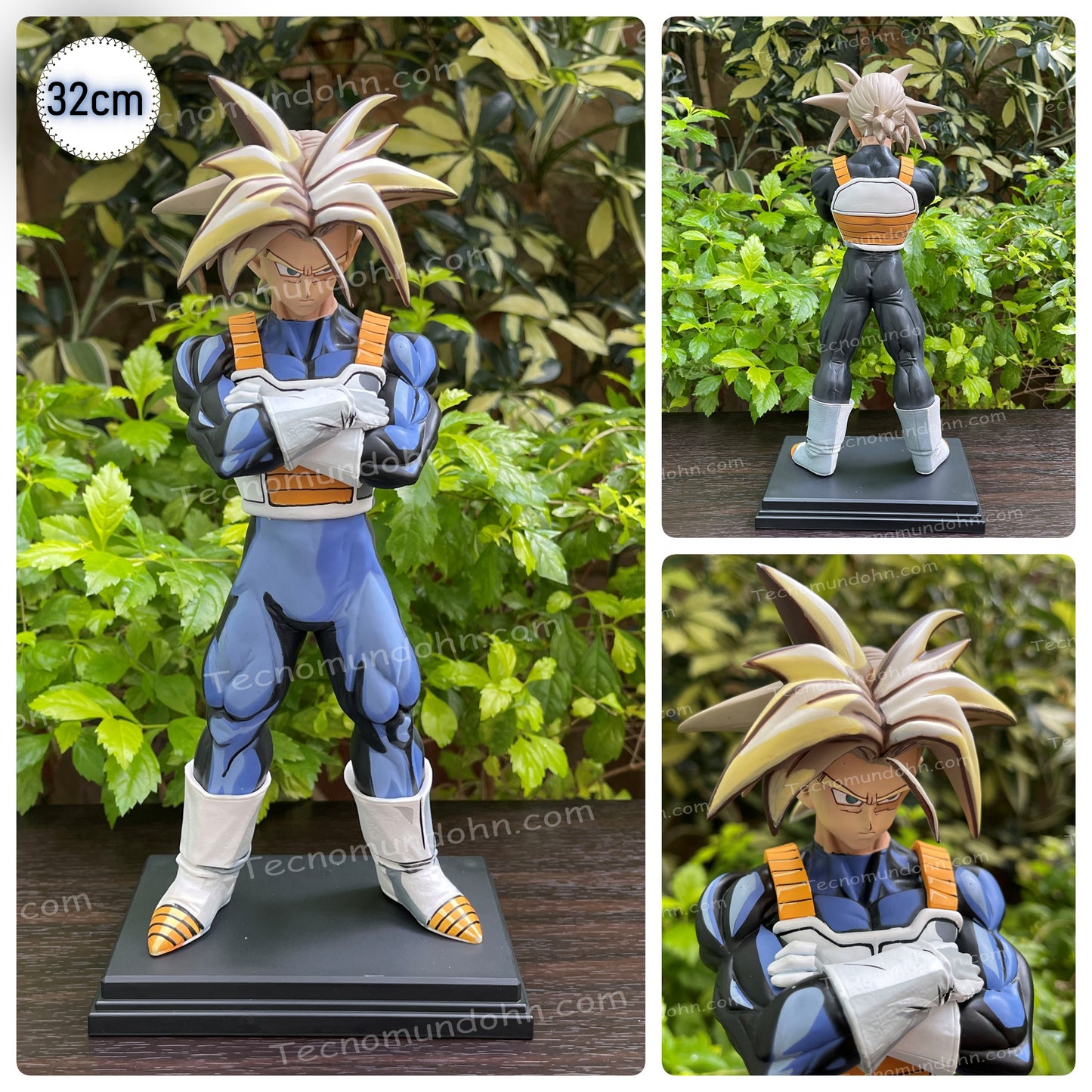 Figura estilo 2D cómic Trunks | Dragon Ball 32cm