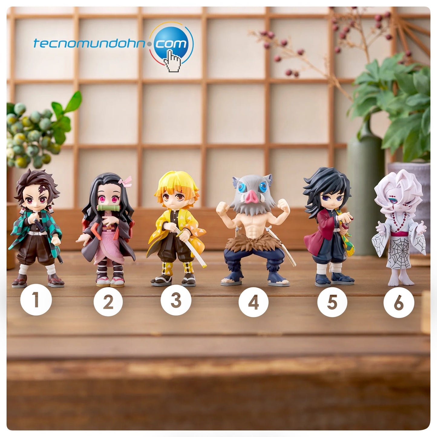 Figuras Demon Slayer (D)