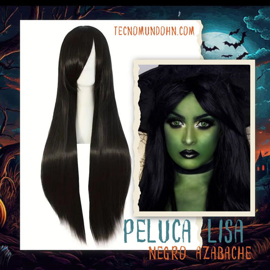Peluca Lisa Negra