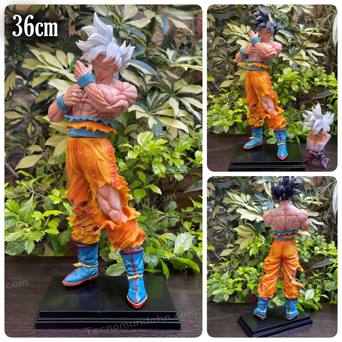 Figura Goku Ultra Instinto (Cabezas Intercambiables) 36Cm |  Dragon Ball