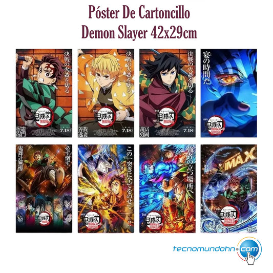 Póster De Cartoncillo Demon Slayer 42X29Cm (B)