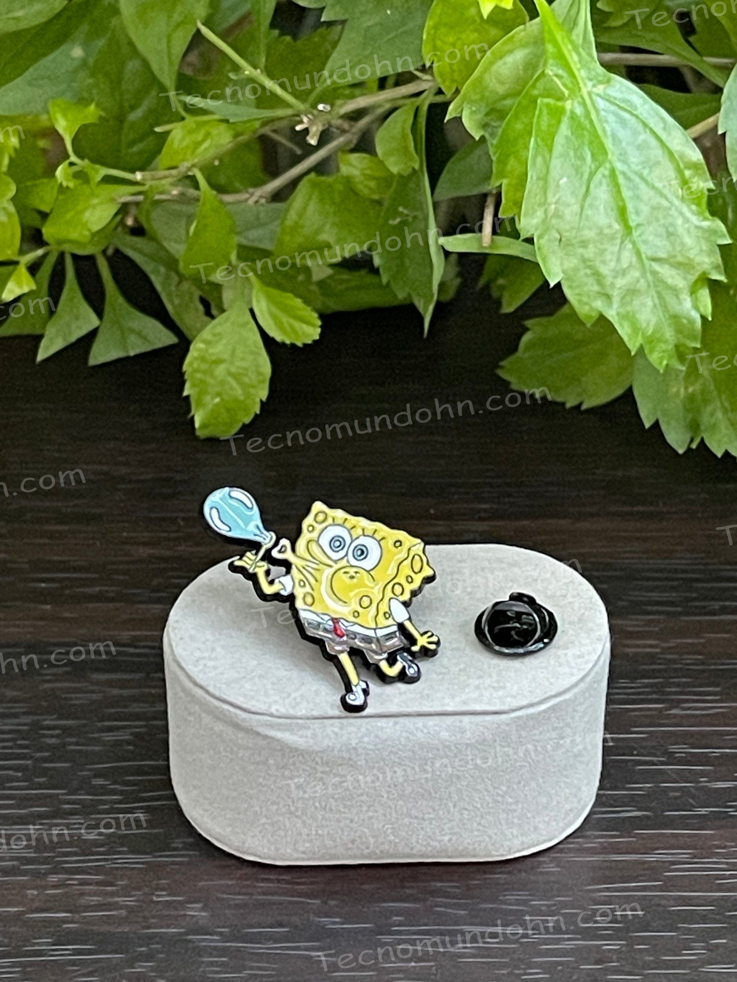 Broche Bob Esponja Burbuja De Jabón