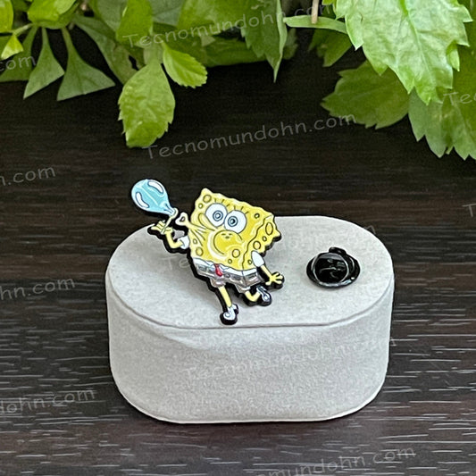 Broche Bob Esponja Burbuja De Jabón