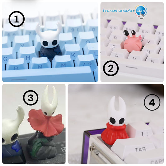 4 Estilos Figuras Keycap | Hollow Knight