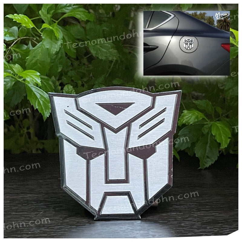 Calcomania De Aluminio Transformers 3D Autobots ®