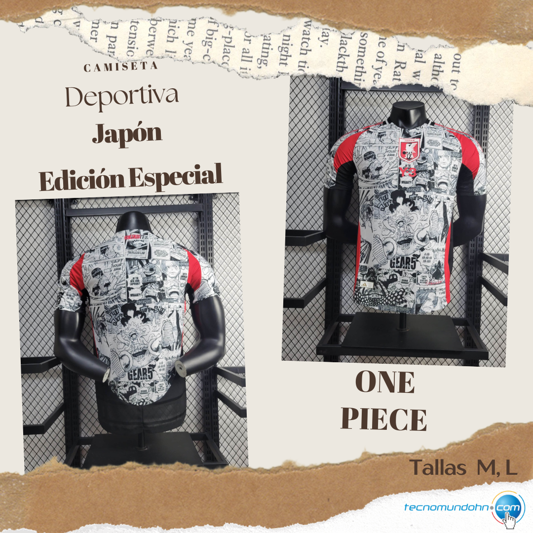 Camiseta Edición Especial Selección De Fútbol Japón One Piece