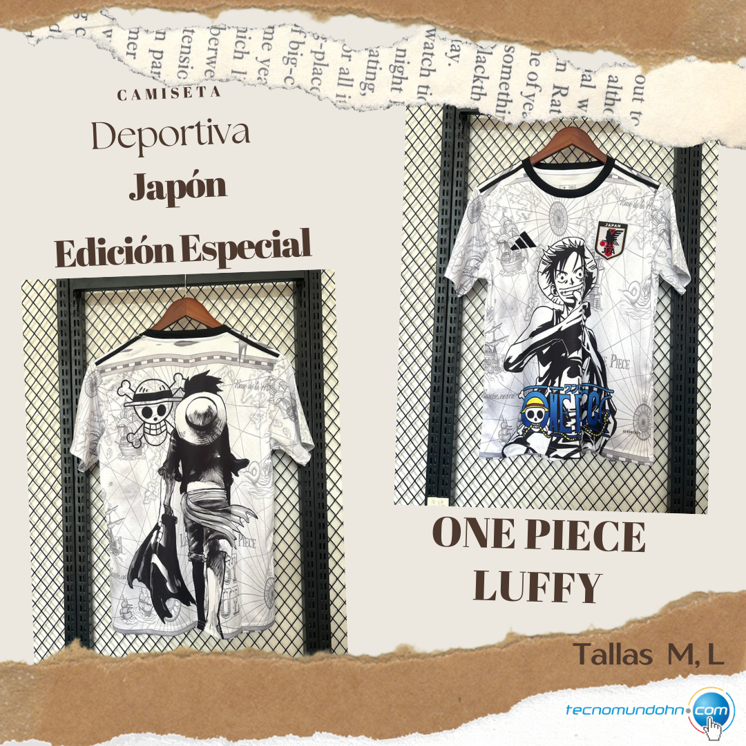 Camiseta Edición Especial Selección De Fútbol Japón Luffy | One Piece
