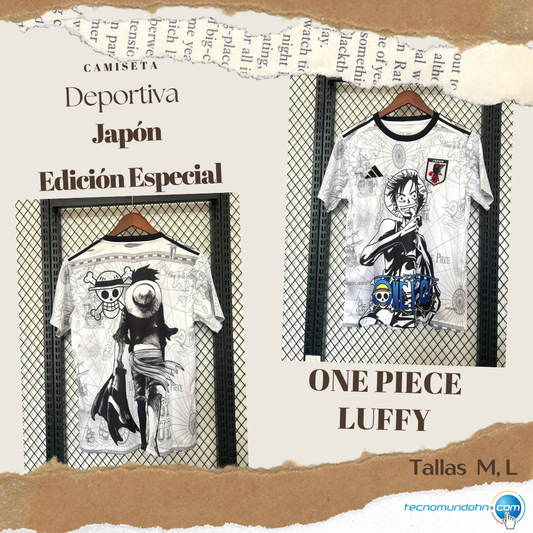 Camiseta Edición Especial Selección De Fútbol Japón Luffy | One Piece