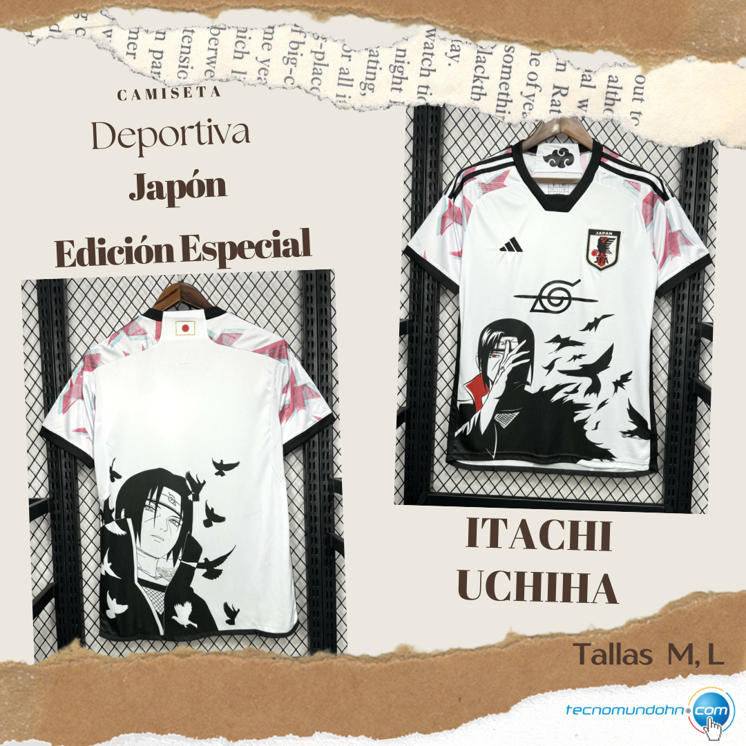 Camiseta Edición Especial Selección De Fútbol Japón Itachi (A) | Naruto