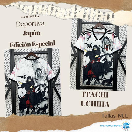 Camiseta Edición Especial Selección De Fútbol Japón Itachi (B) | Naruto