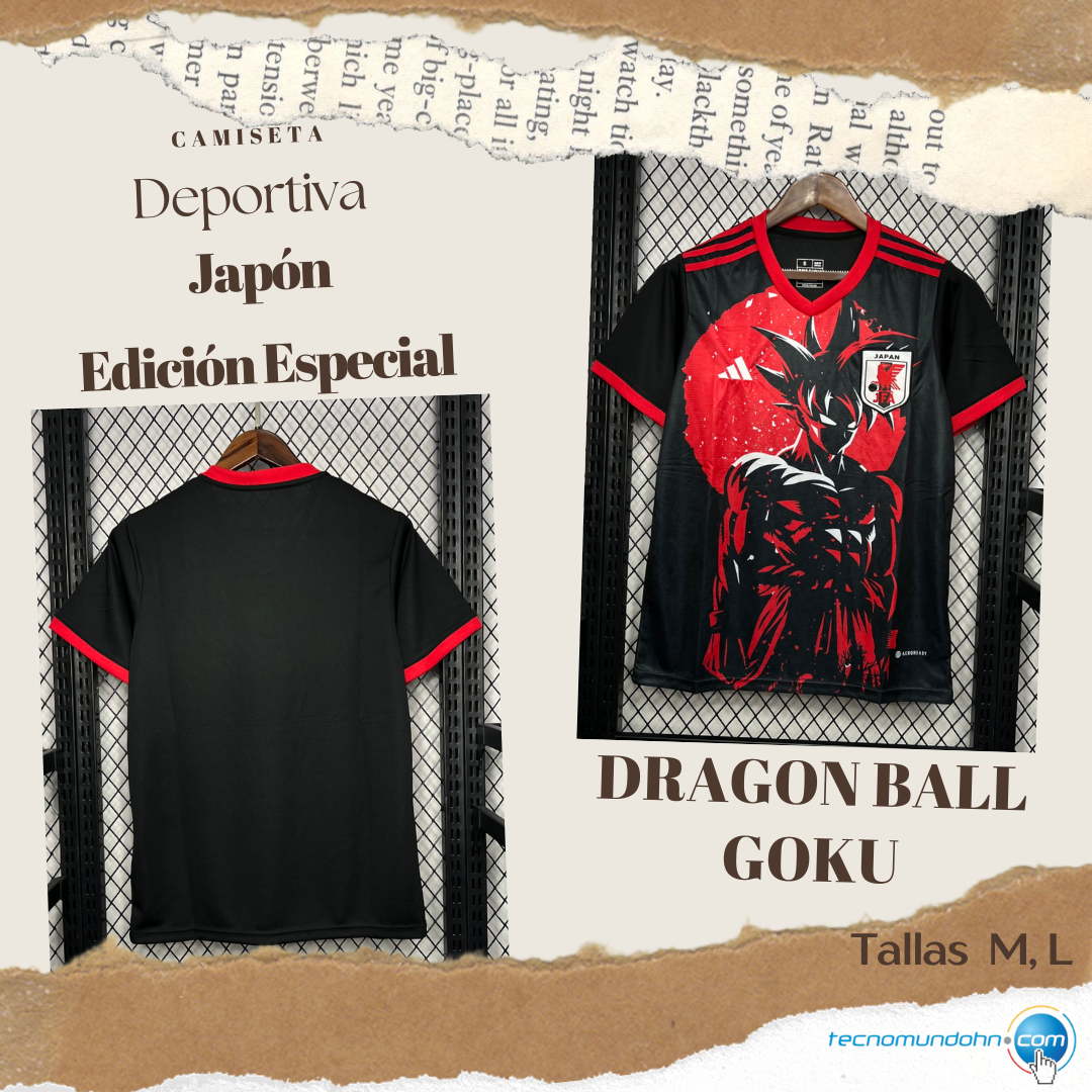 Camiseta Edición Especial Selección De Fútbol Japón Goku (A) | Dragon Ball