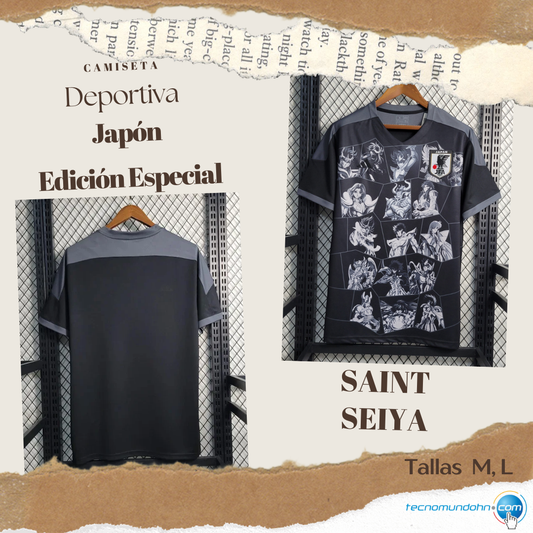 Camiseta Edición Especial Selección De Fútbol Japón Saint Saiya