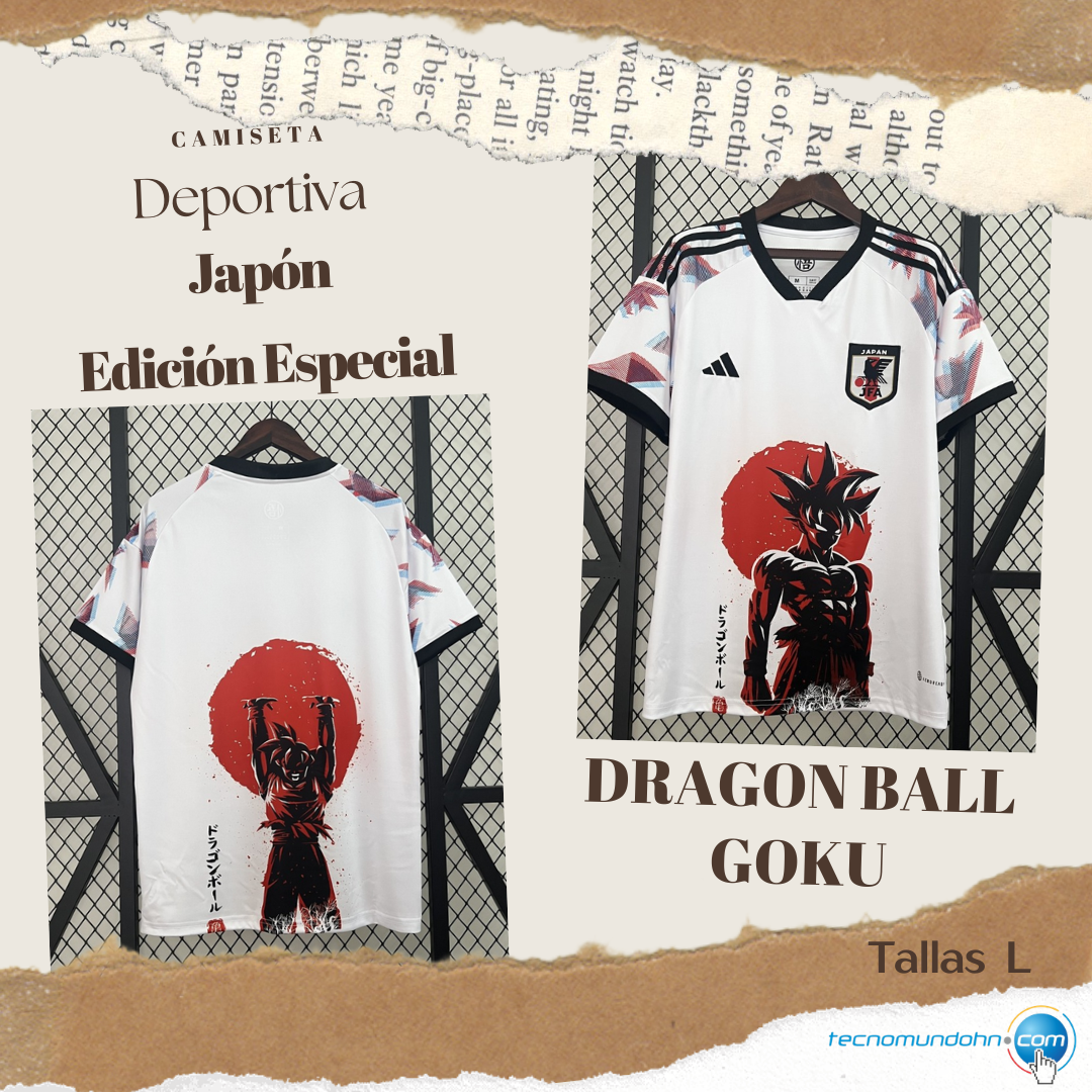 Camiseta Edición Especial Selección De Fútbol Japón Goku (B) | Dragon Ball